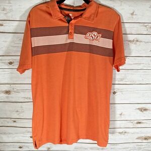 Men s Colosseum Orange Oklahoma State Cowboys Langmore Polo Size‎ Large